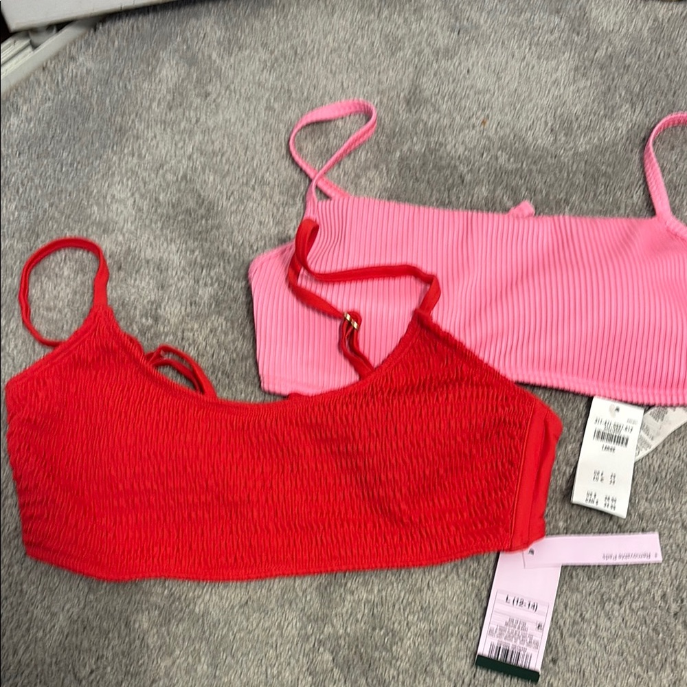 Bundle of 2 bikini tops. New with tags